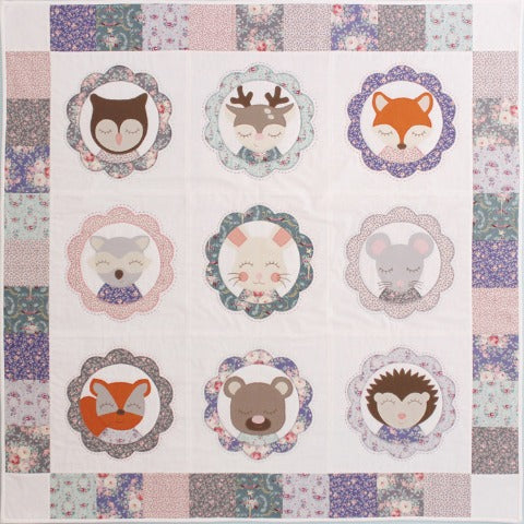 Molly and Mama: Forest Family Quilt