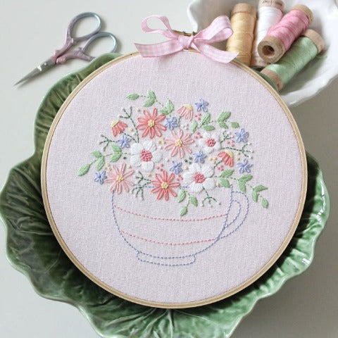 Molly and Mama: Tea Time Posy Stitchery
