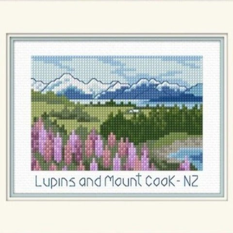 Lupins and Mt. Cook