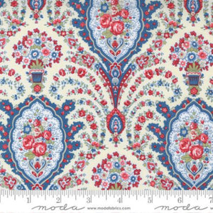 14930-11 Paisley Bouquets IVORY