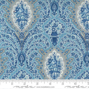 14930-14 Paisley Bouquets LGTBLU