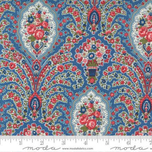 14930-15 Paisley Bouquets MEDBLU