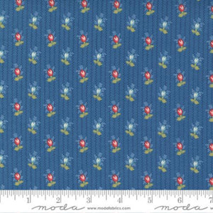 14931-15 Rosebud Stripe MEDBLU