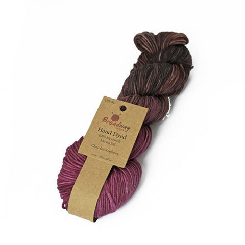 Broadway Yarns Hand Dyed Superwash Merino 8 Ply DK