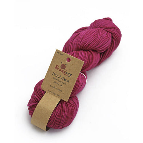 Broadway Yarns Hand Dyed Superwash Merino 8 Ply DK