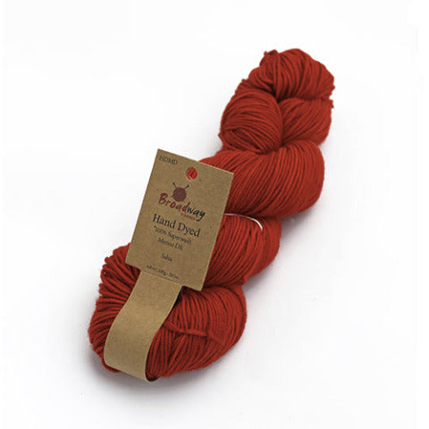 Broadway Yarns Hand Dyed Superwash Merino 8 Ply DK