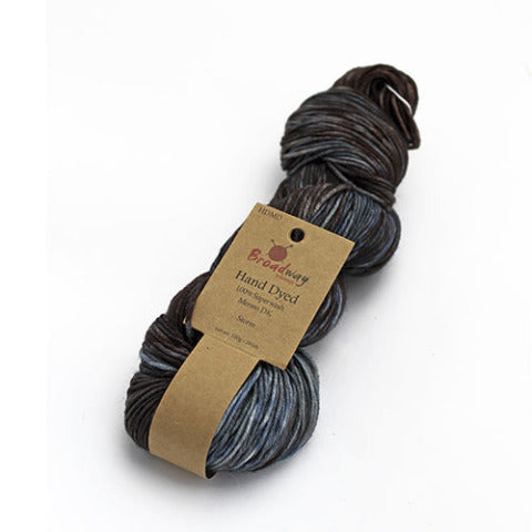 Broadway Yarns Hand Dyed Superwash Merino 8 Ply DK