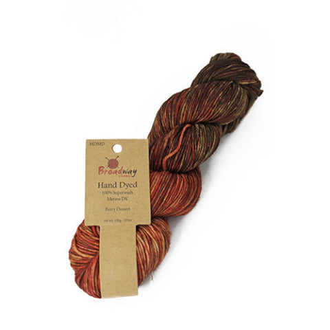 Broadway Yarns Hand Dyed Superwash Merino 8 Ply DK