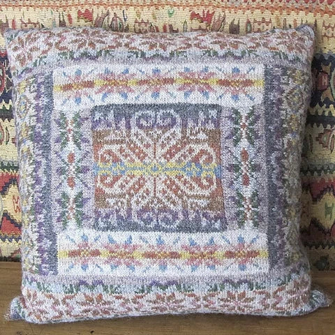 Fair Isle Patch Cushion by Marie Wallin Pattern