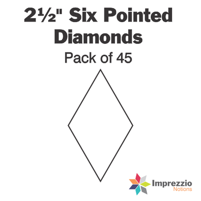 Imprezzio 6 Pointed Diamond Templates