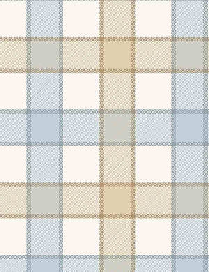 C8132 Cotton Big Plaid Natural