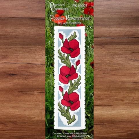 Lyn Manning - Poppies Remembrance Book Mark