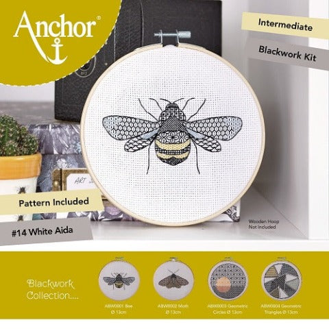 Anchor Essentials Kit Blackwork Bee