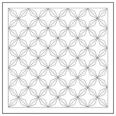 Sashiko Sampler Traditional Design Hana-Bishi