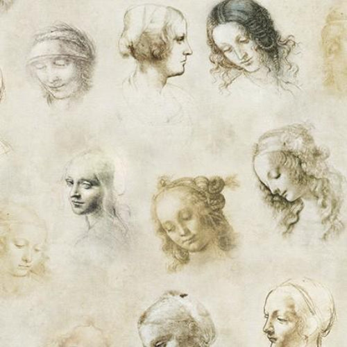 Leonardo Da Vinci Fabric