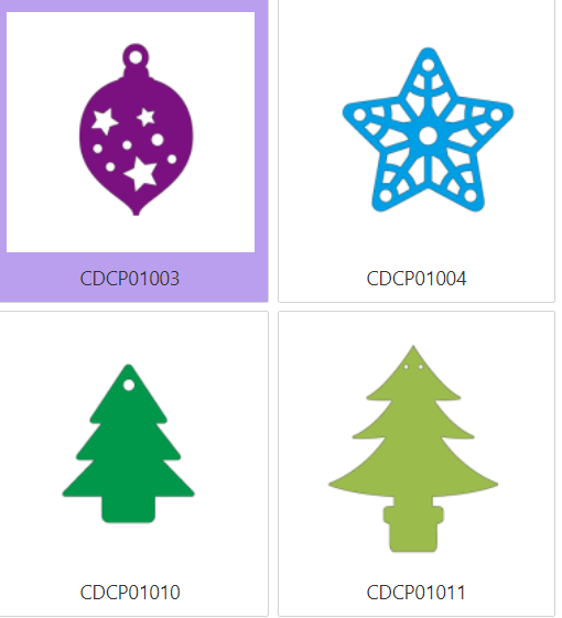 Christmas Decoration Collection Design Card