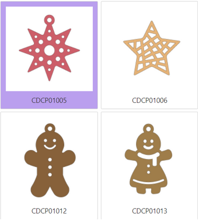 Christmas Decoration Collection Design Card