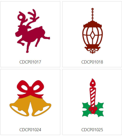 Christmas Decoration Collection Design Card