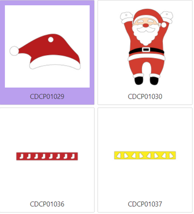 Christmas Decoration Collection Design Card