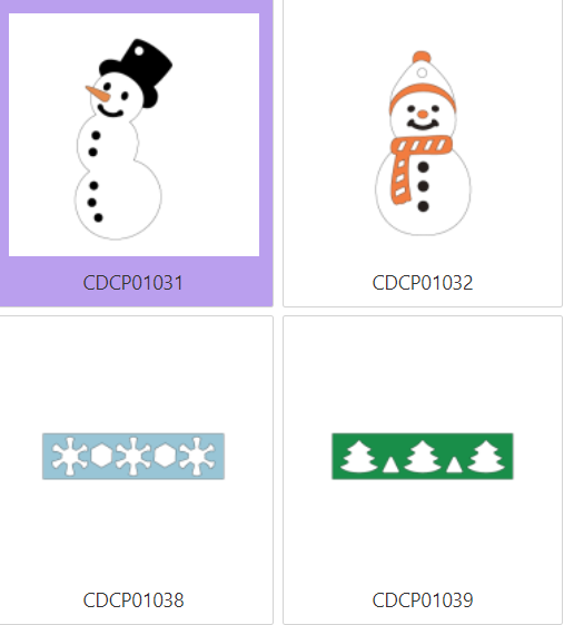Christmas Decoration Collection Design Card