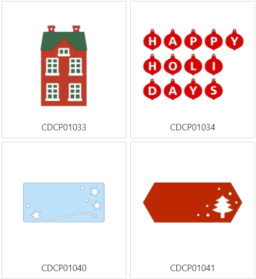 Christmas Decoration Collection Design Card