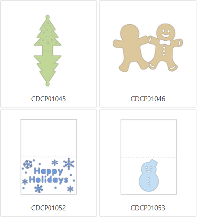 Christmas Decoration Collection Design Card