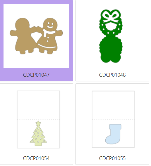 Christmas Decoration Collection Design Card
