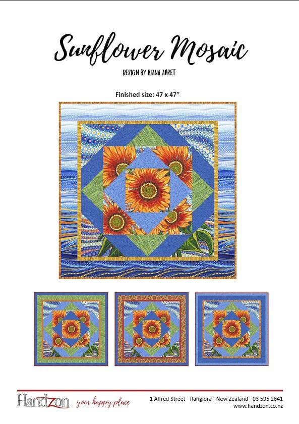 Sunflower Mosaic Quilt Pattern