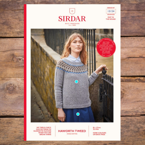Sirdar 10154 - Fairisle Yoke Sweater