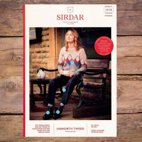 Sirdar 10155 -  Intarsia Argyll Sweater