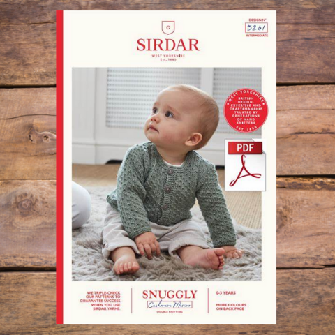 Sirdar 5241 - Textured Cardigan