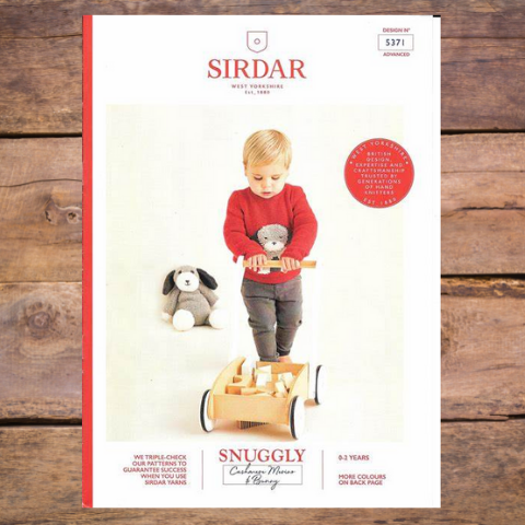 Sirdar 5371 - Puppy Sweater and Soft Toy