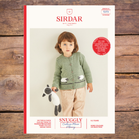 Sirdar 5373 - Sheep Cardigan and Soft Toy