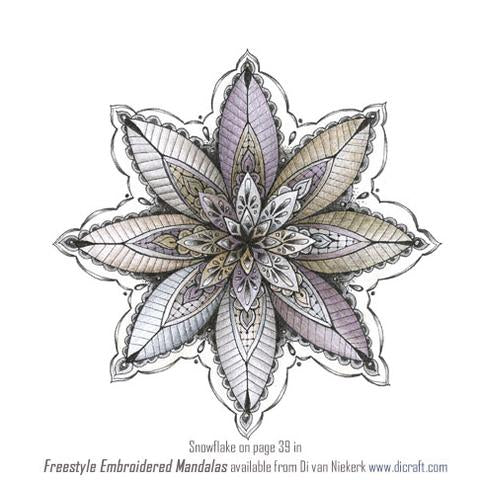 Embroidery Panels - Mandala