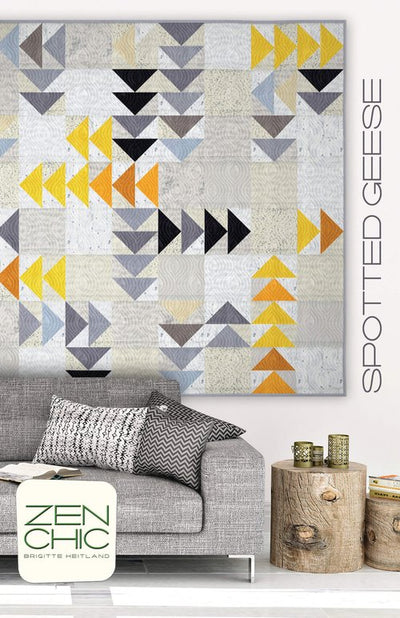 Spotted Geese Quilt Pattern by Zen Chic