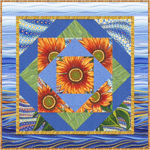 Sunflower Mosaic Quilt Pattern