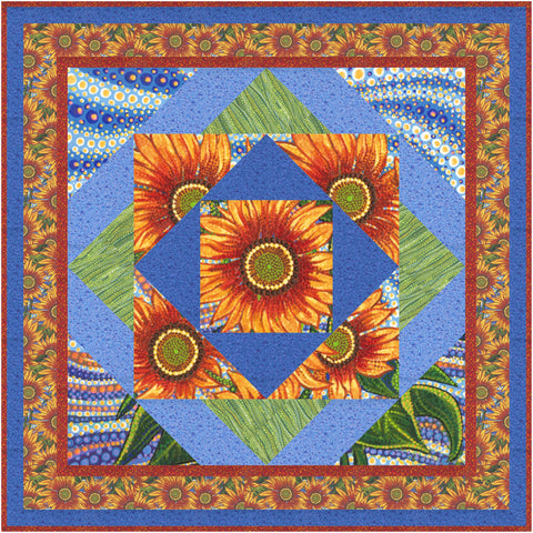 Sunflower Mosaic Quilt Pattern