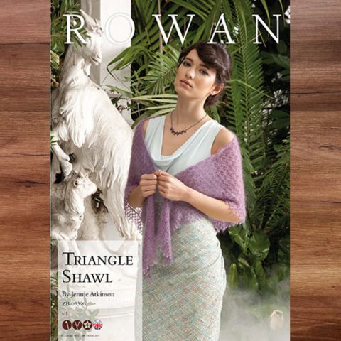 Rowan Patterns: Triangle Shawl