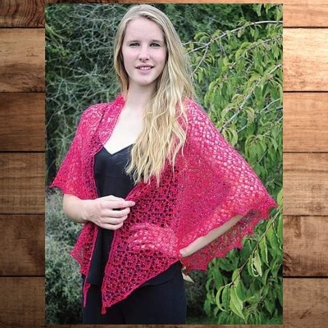 Touch Yarns 087 - Beaded Lace Shawl