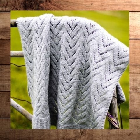 BC11 Twisty Lace Blanket