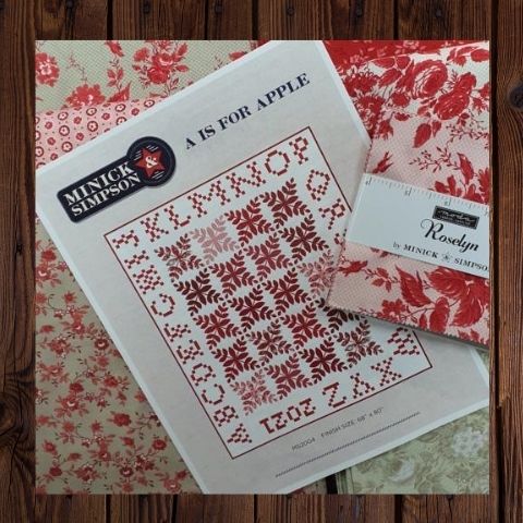 A is for Apple -  Quilt Pattern by Minick & Simpson