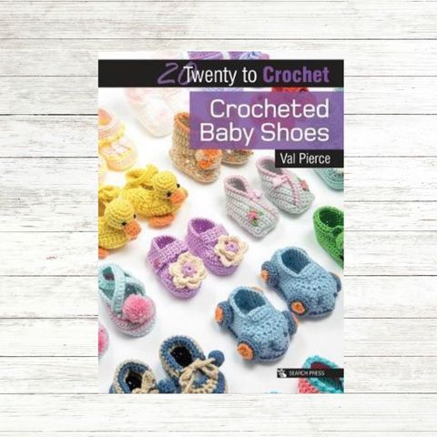 Crocheted Baby Shoes by Val Pierce