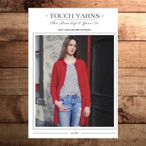 Touch Yarns 099 - Long Mohair Cardigan