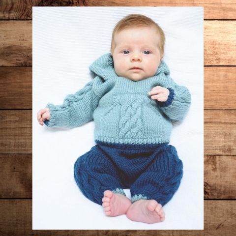 Touch Yarns 058 - Cabled Hoodie and Pants
