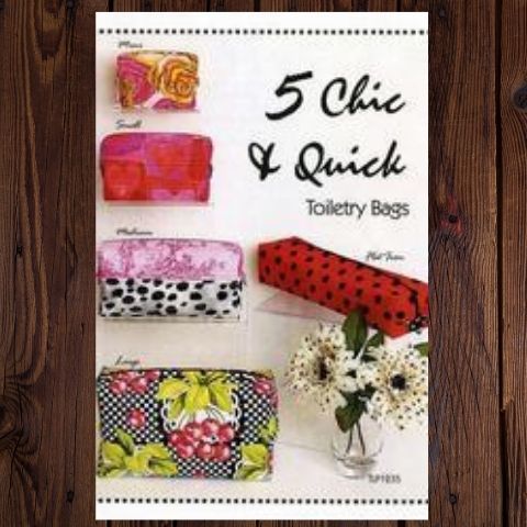 5 Chic and Quick Toiletry Bags pattern