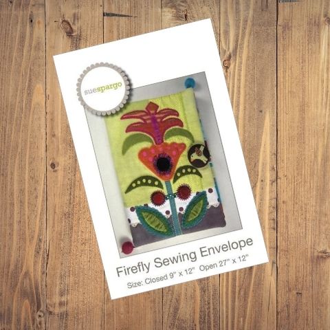 Sue Spargo - Firefly Sewing Envelope pattern