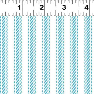 Ticking Stripe Aqua