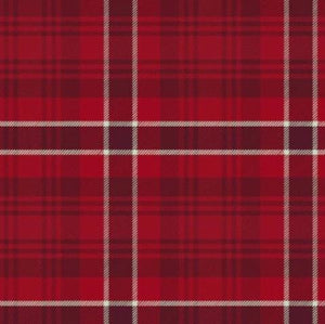 Y3285-82 Tartan Plaid Red