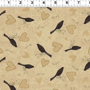 Y3306-65 Blackbirds - CARAMEL