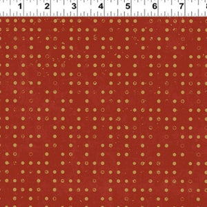 Y3309-50 Distressed Dot - LT BRICK